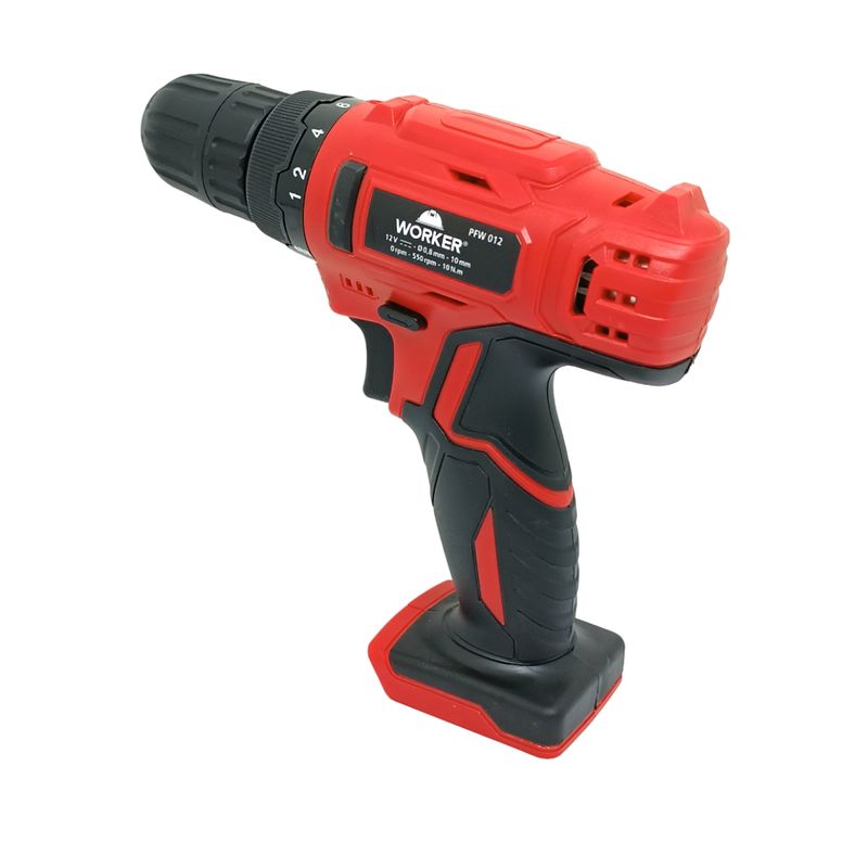 Parafusadeira-Furadeira-a-Bateria-Worker-12V-1-3mAh-PFW-012-com-Maleta-e-13-Pecas