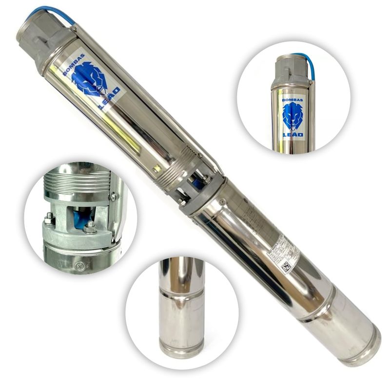 Motobomba-Submersa-6-Estagios-Leao-4R5PA-23MO-Motor-230-1CV-Monofasica-com-Control-Box