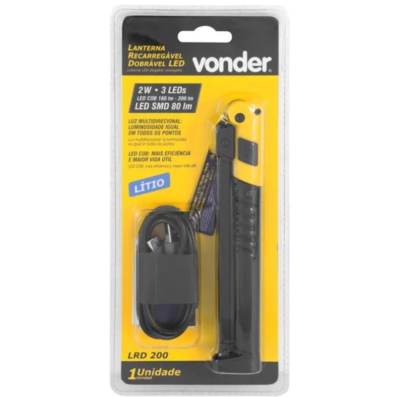 Lanterna-Recarregavel-dobravel-LED-Vonder-LRD-200-3-7V