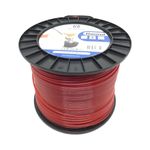 Fio-Nylon-2-7mm-Redondo-Vermelho-Rolo-com-240-Metros-Husqvarna-Original