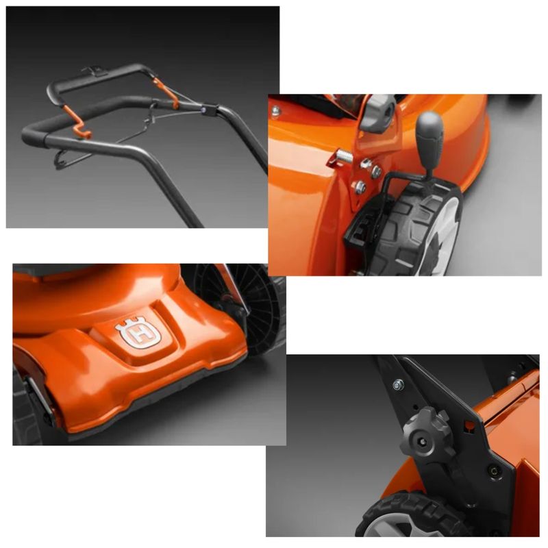 Cortador-de-Grama-Husqvarna-LC356VP-Recolhedor-Tracao-Traseira-Motor-Honda