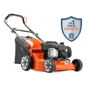 Cortador Grama à Gasolina Husqvarna Lc140 2,41HP 125CC com Recolhedor e Reciclador