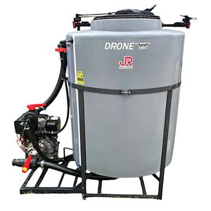 Agitador misturador de Calda Drone Mix 600L DTE com MotoBomba à Diesel INOX com Partida Elétrica