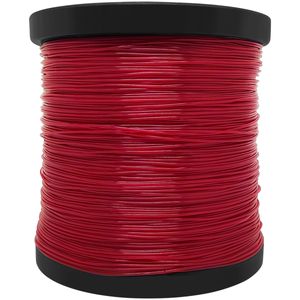 Rolo Bobina Fio Nylon 2.7mm Redondo Vermelho Supreme Parts