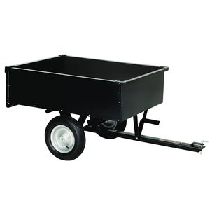 Carreta Agrícola Metálica Para Trator Cortador de Grama Cap. 255kg