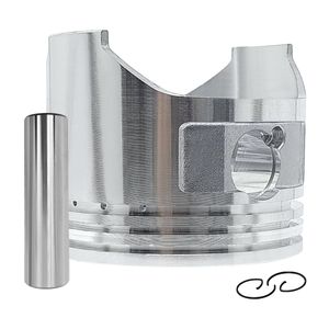 Pistão Completo 73mm Para Motores 4 Tempos 8Hp Supreme Parts