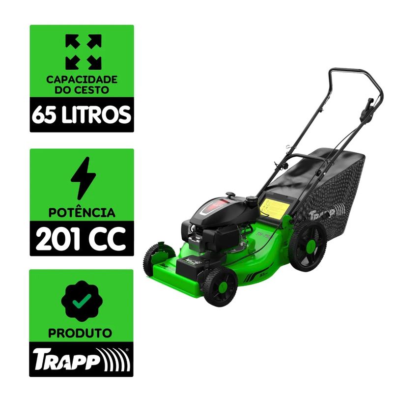 Cortador-Grama-a-Gasolina-Trapp-TH-750-13-4HP-4-Tempos-com-recolhedor