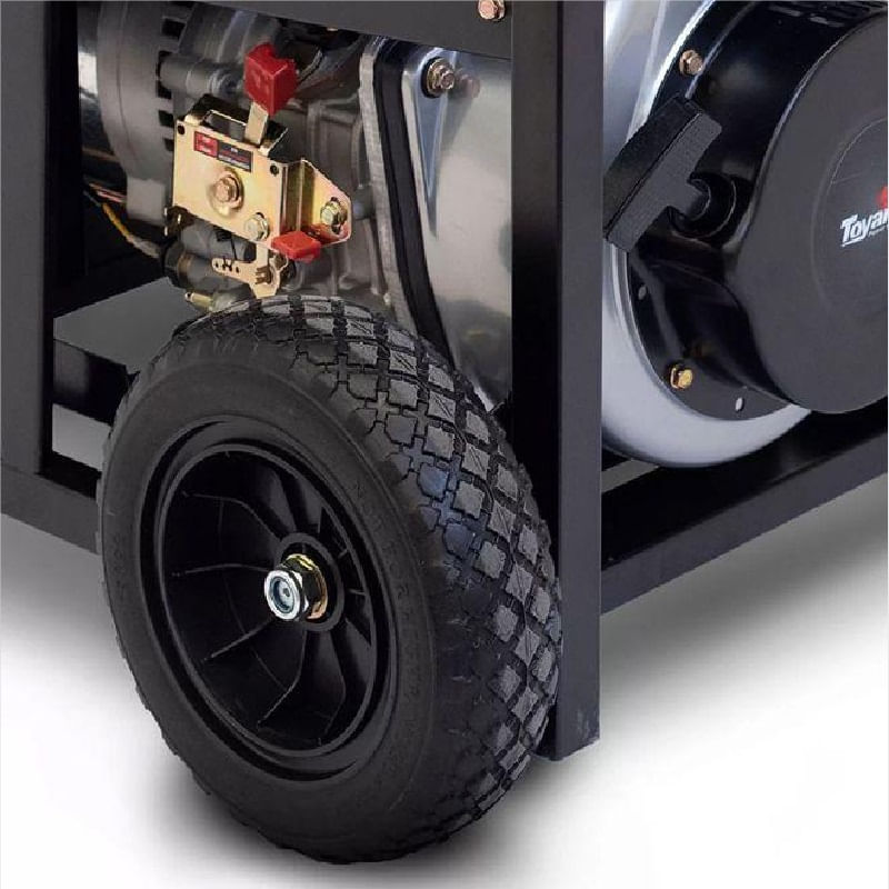 Gerador-Energia-a-Diesel-7KVA-Toyama-TDG8500EXP-Partida-Eletrica-115V-230V-Monofasico