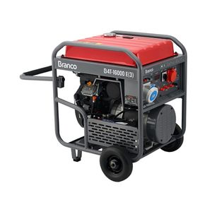 Gerador Gasolina 17,5KVA Branco B4T16000E3 Partida Elétrica 220/380V