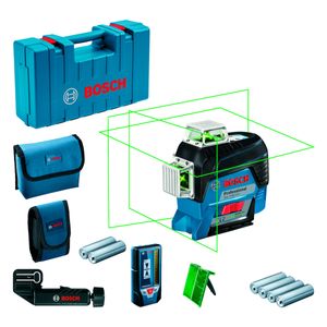 Nível à Laser 360º Bluetooth Bosch GLL 3-80 CG de linhas verdes 120m