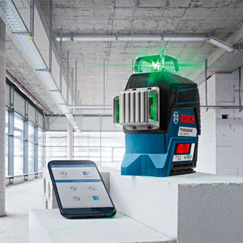 Nivel-a-Laser-360--Bluetooth-Bosch-GLL-3-80-CG-de-linhas-verdes-120m