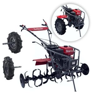 Motocultivador Tratorito à Gasolina Branco BTTG 15.0 15CV