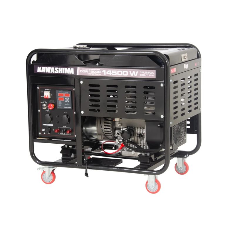Gerador-a-Diesel-Kawashima-DGR-15000-S-13-5KVA-Monofasico-115V-230V