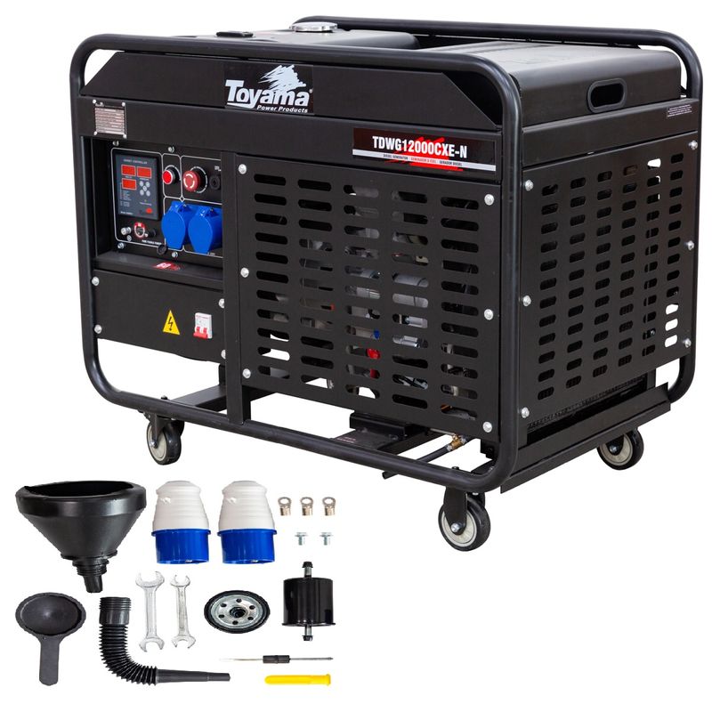 Gerador-Energia-a-Diesel-10KVA-Toyama-Partida-Eletrica-110V-220V-Monofasico