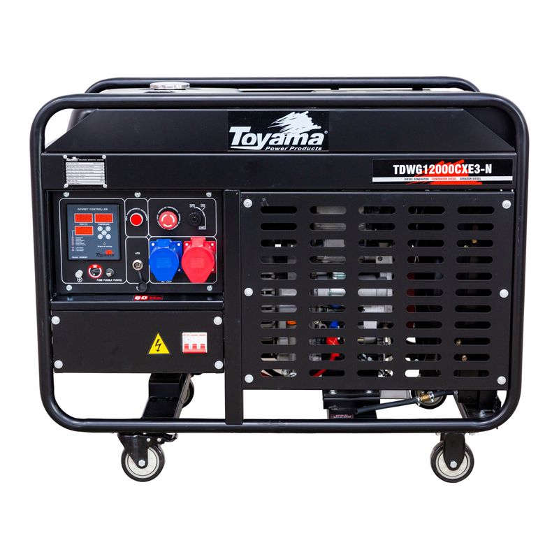 Gerador-Energia-a-Diesel-12-5KVA-Toyama-Partida-Eletrica-220V-380V-Trifasico