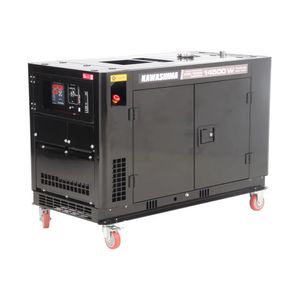 Gerador energia à Diesel Kawashima DGR 15000-SS 13,5KVA Monofásico 115V/230V Cabinado