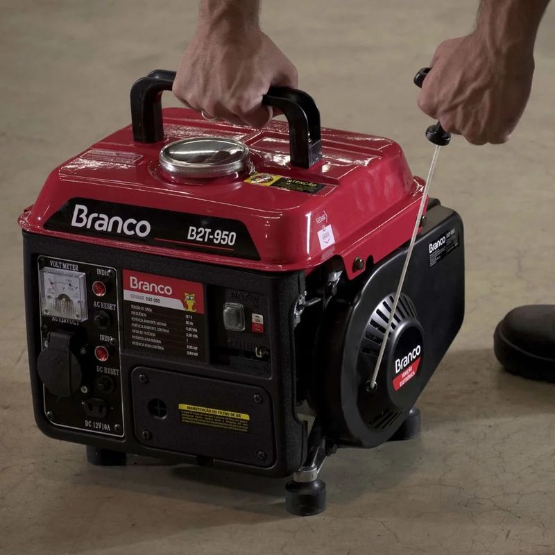 Gerador-a-Gasolina-Branco-B2T950T-Partida-Manual-0-95-kVA-63CC-220V