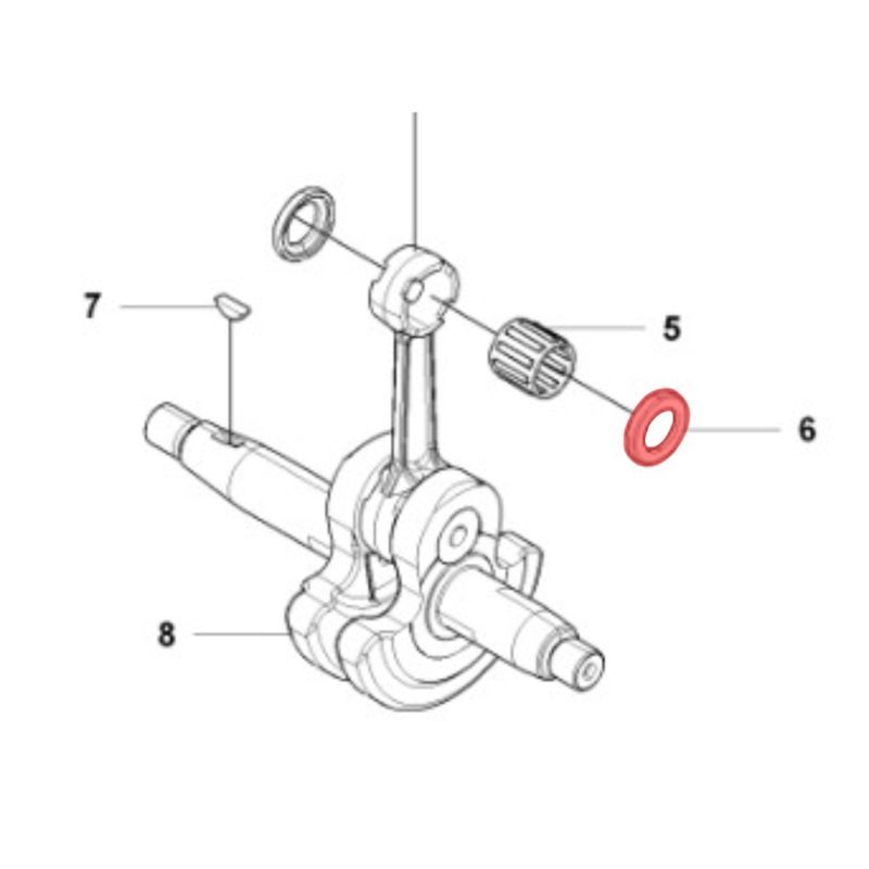 Arruela Gaiola Agulha do Soprador Husqvarna 350BT Original