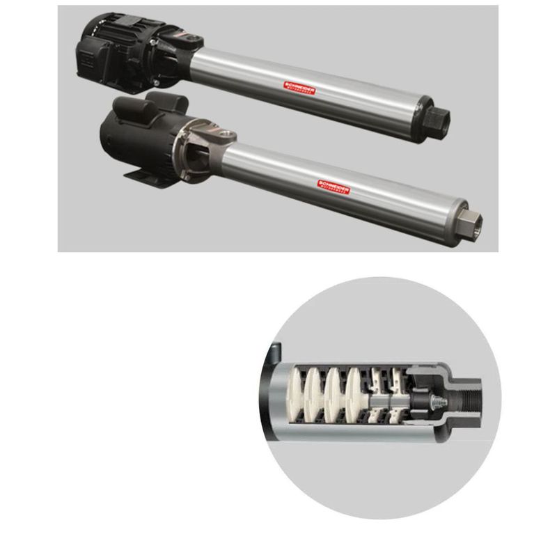 Motobomba Centrifuga 9 Estagios Schneider Bt4-0507e9 3-4cv 220-440 Volts