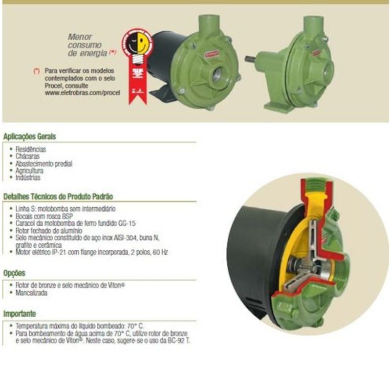 Motobomba-Centrifuga-Schneider-BC92-S-1B-2-CV-220-380-Volts
