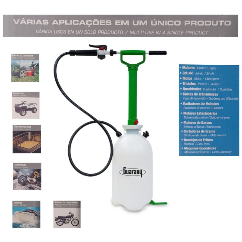 Bomba Extratora Multi-Extrator Manual Guarany Capacidade 7-6 Litros