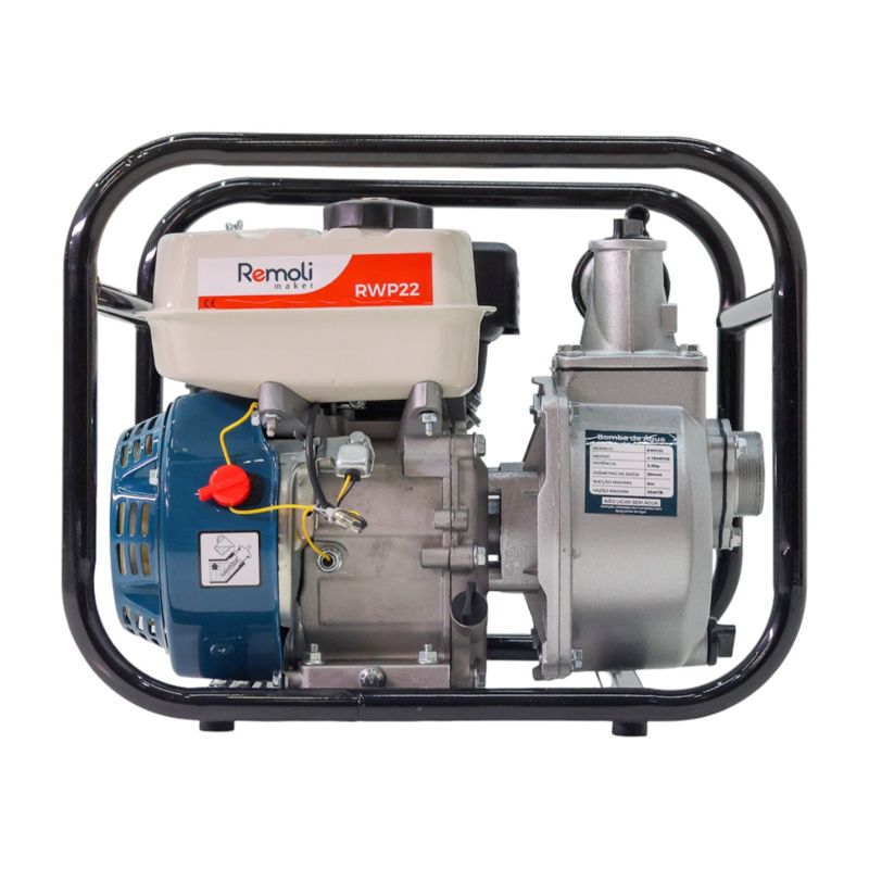 Motobomba Gasolina Autoescorvante 2-x2- Remoli RSP22 Vazao max 35 m--h