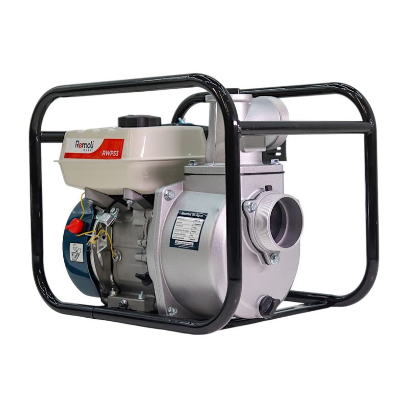 Motobomba Gasolina Autoescorvante 3-x3- Remoli RSP33 Vazao max 60 m--h