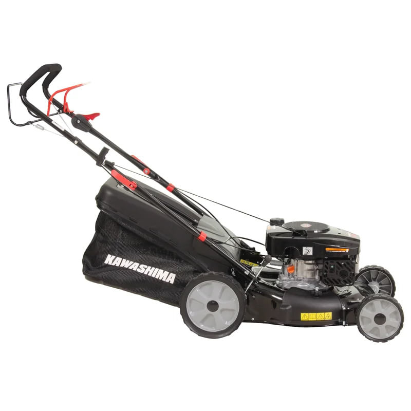 Cortador Grama a Gasolina 3-4HP Kawashima LR 181-T Tracionado 18- de Corte