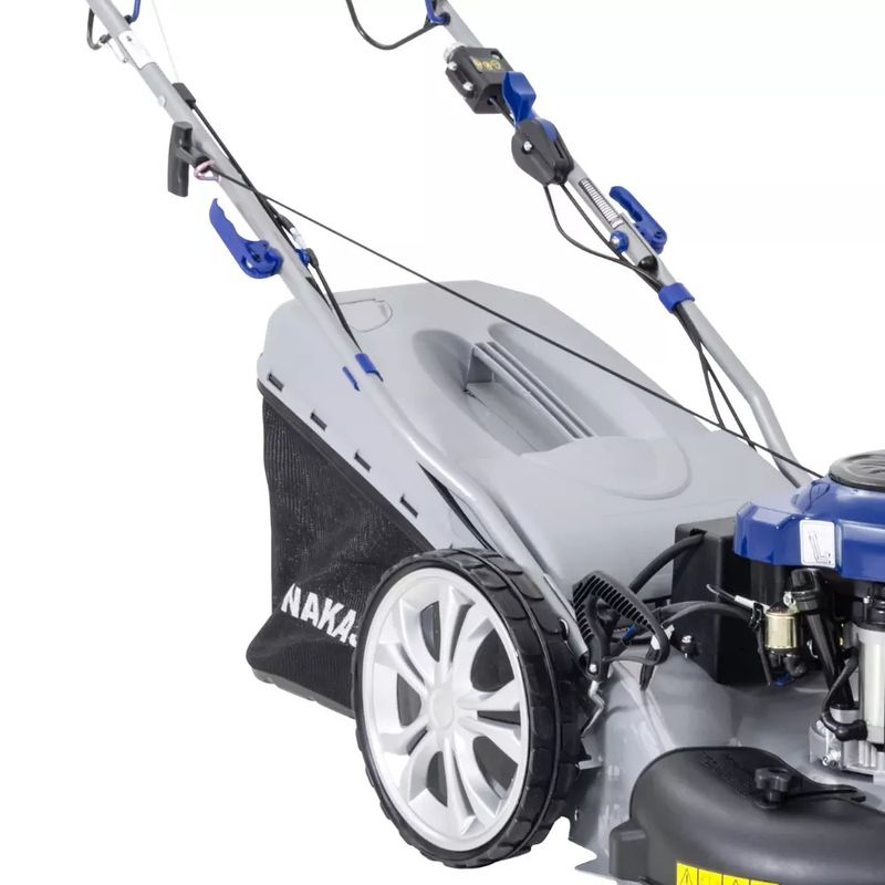 Cortador Grama a Gasolina 6-5HP Nakashi LR 225-T Tracionado 22- de Corte