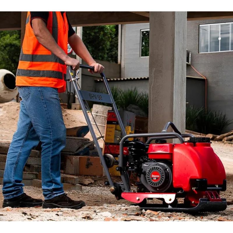 Placa Vibratoria a Gasolina Branco BPV-90 6-5CV 196CC