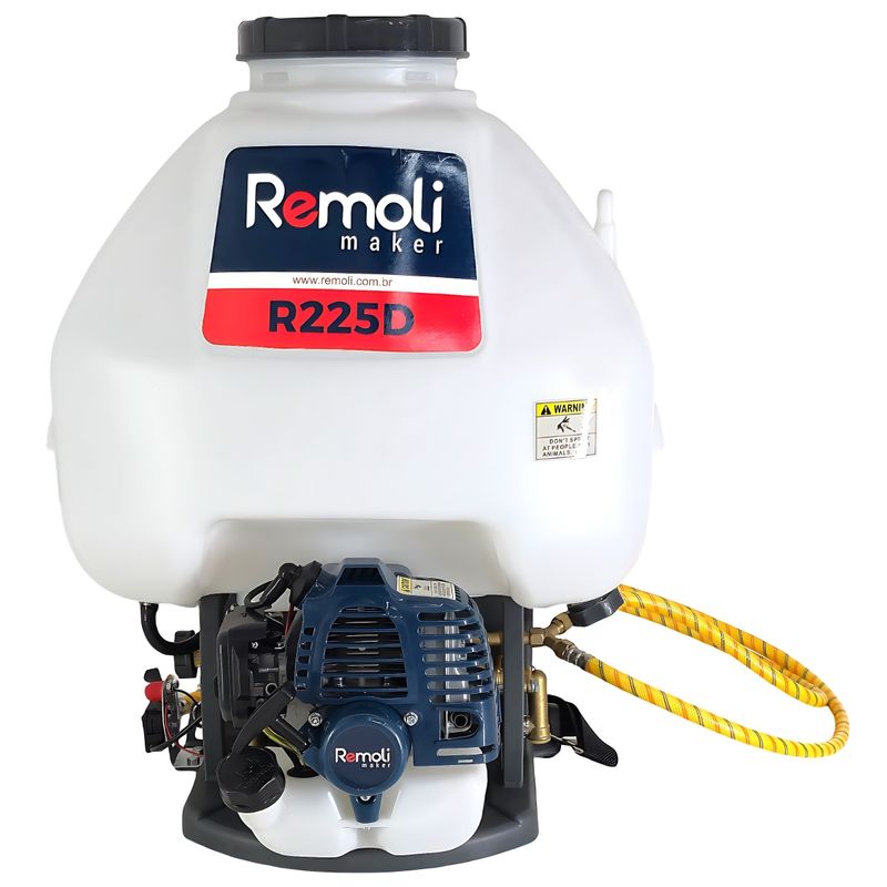 Pulverizador Costal Gasolina 2T 2-4cc 1HP 25 litros Lanca Dupla