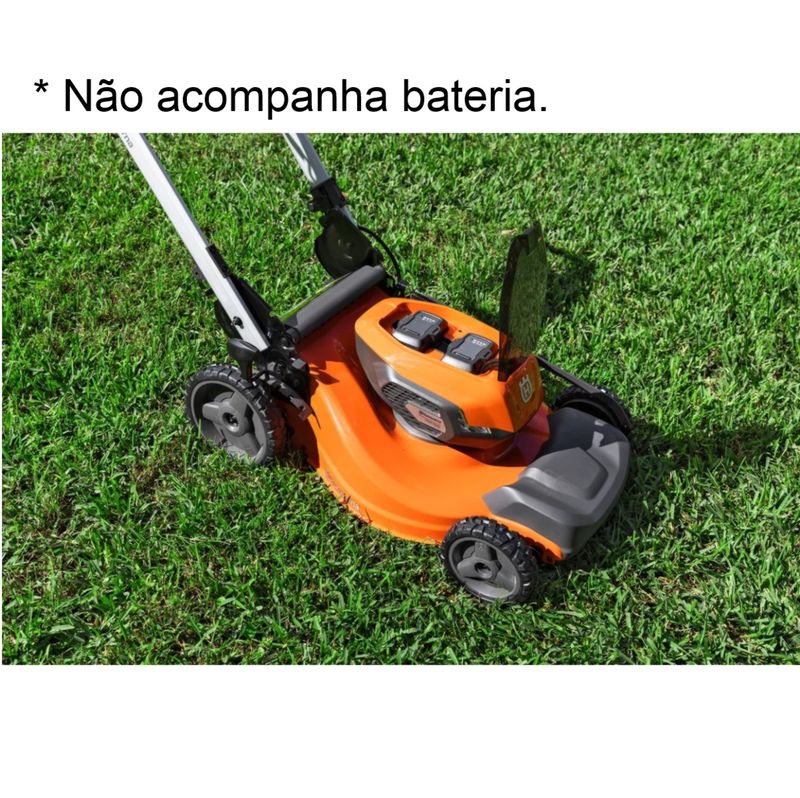 Cortador de Grama a Bateria 36V Husqvarna LE322R com Recolhedor Sem Bateria