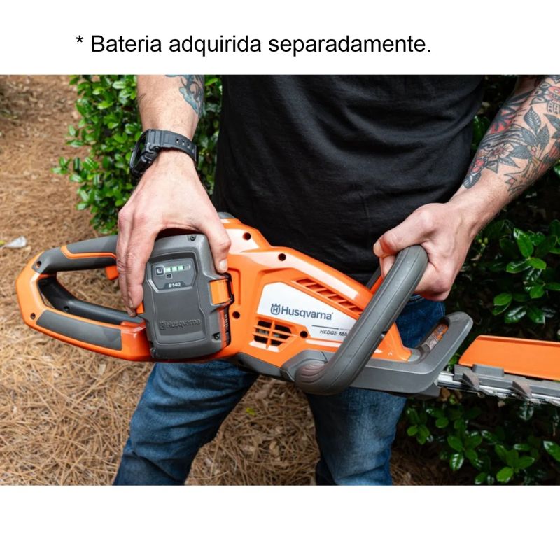 Aparador Cerca Viva a Bateria 36V Husqvarna 320IHD60 Sem Bateria